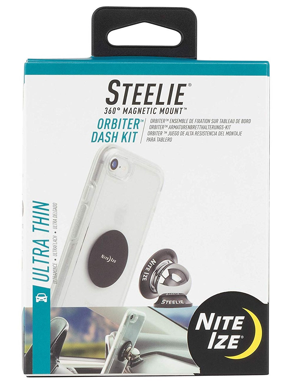 Nite Ize STODK-01-R8 Steelie Orbiter Dash Kit