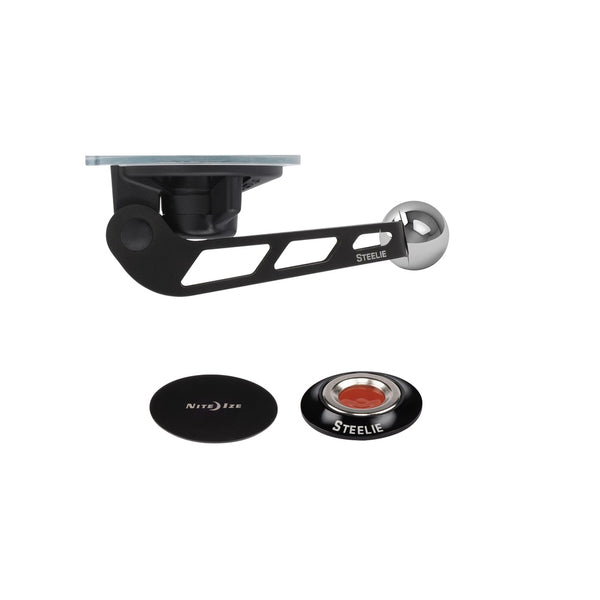 Nite Ize STOWK-01-R8 Orbiter Windshield Kit, Black