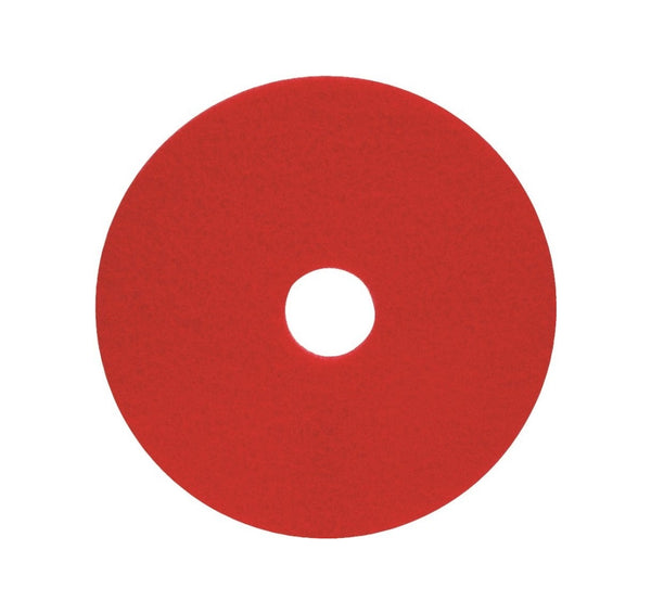 North American Paper 262037 Light Buffing Pad, Red