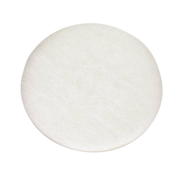 North American Paper 970474 Polishing Pad, White