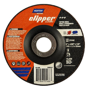 Norton 70184601466 Clipper Classic Cut-Off Wheel, Aluminum Oxide