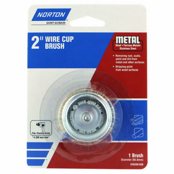 Norton 50590-038 Coarse Crimp Wire Brush, 2 Inch