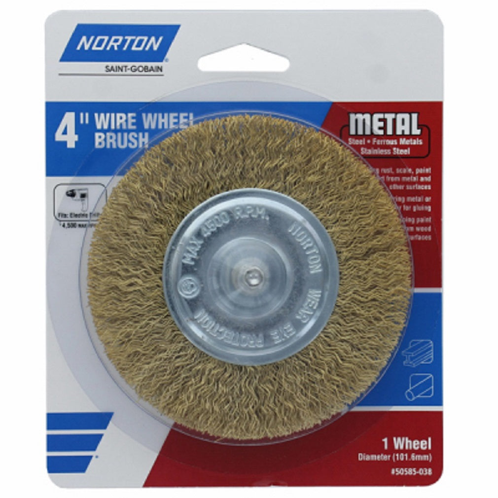 Norton 50585-038 Coarse Wire Wheel, 4 Inch