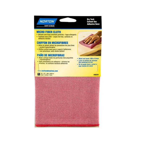 Norton 07660706038 Cleaning Cloth, Red