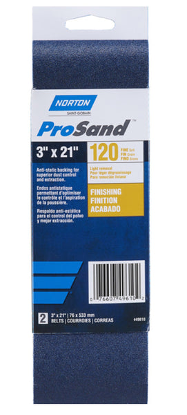 Norton 07660702225 Portable Abrasive Belt, 120-Grit