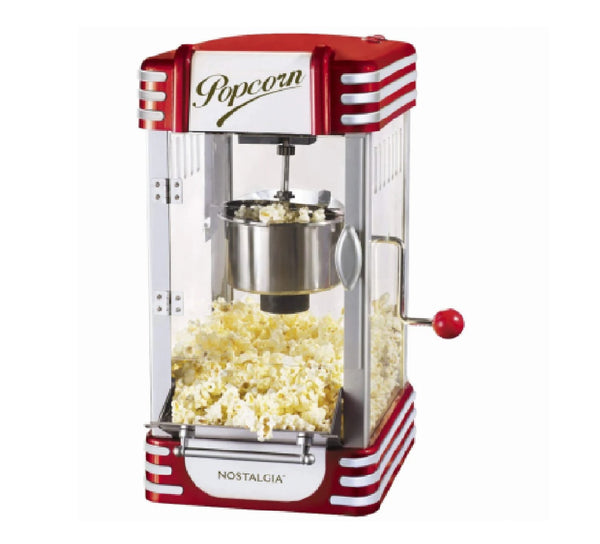 Nostalgia NRKPTT25RR Kettle Popcorn Maker, 2.5 Oz