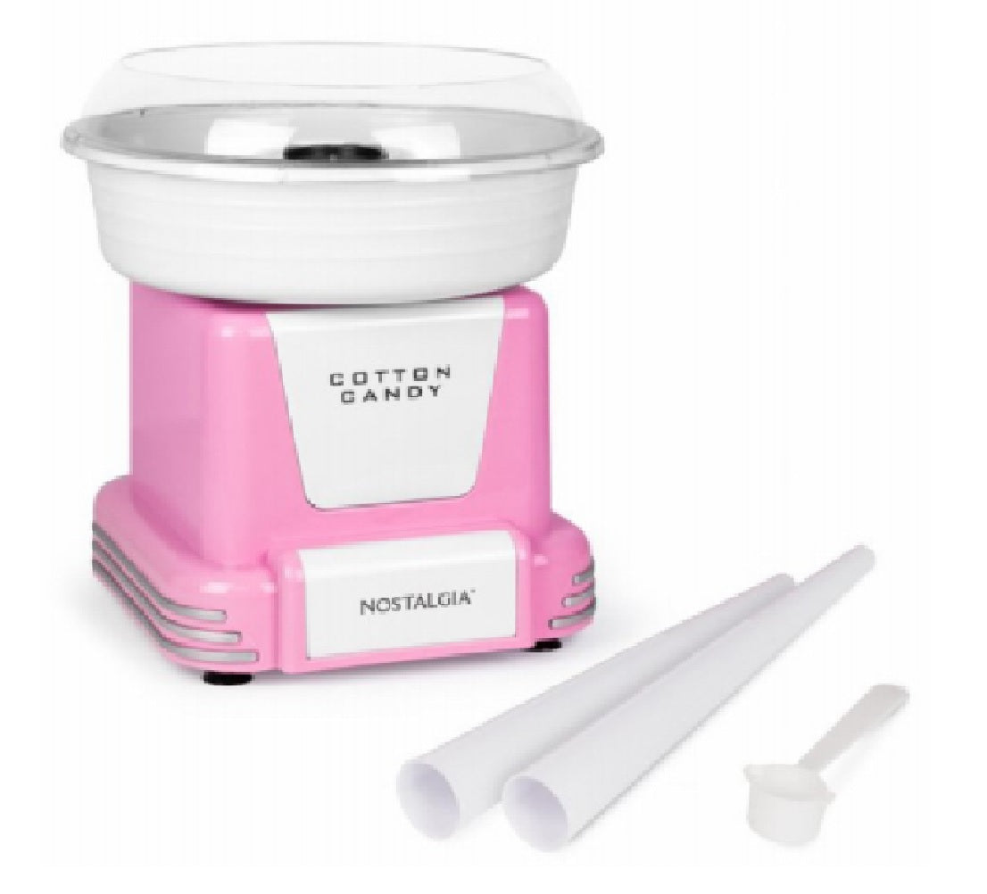 Nostalgia PCM805PNK Hard and Sugar-Free Candy Cotton Candy Maker, Pink