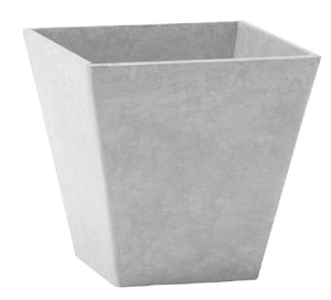 Novelty 35120 Artstone Ella Flower Planter, Resin/Stone Powder, Grey