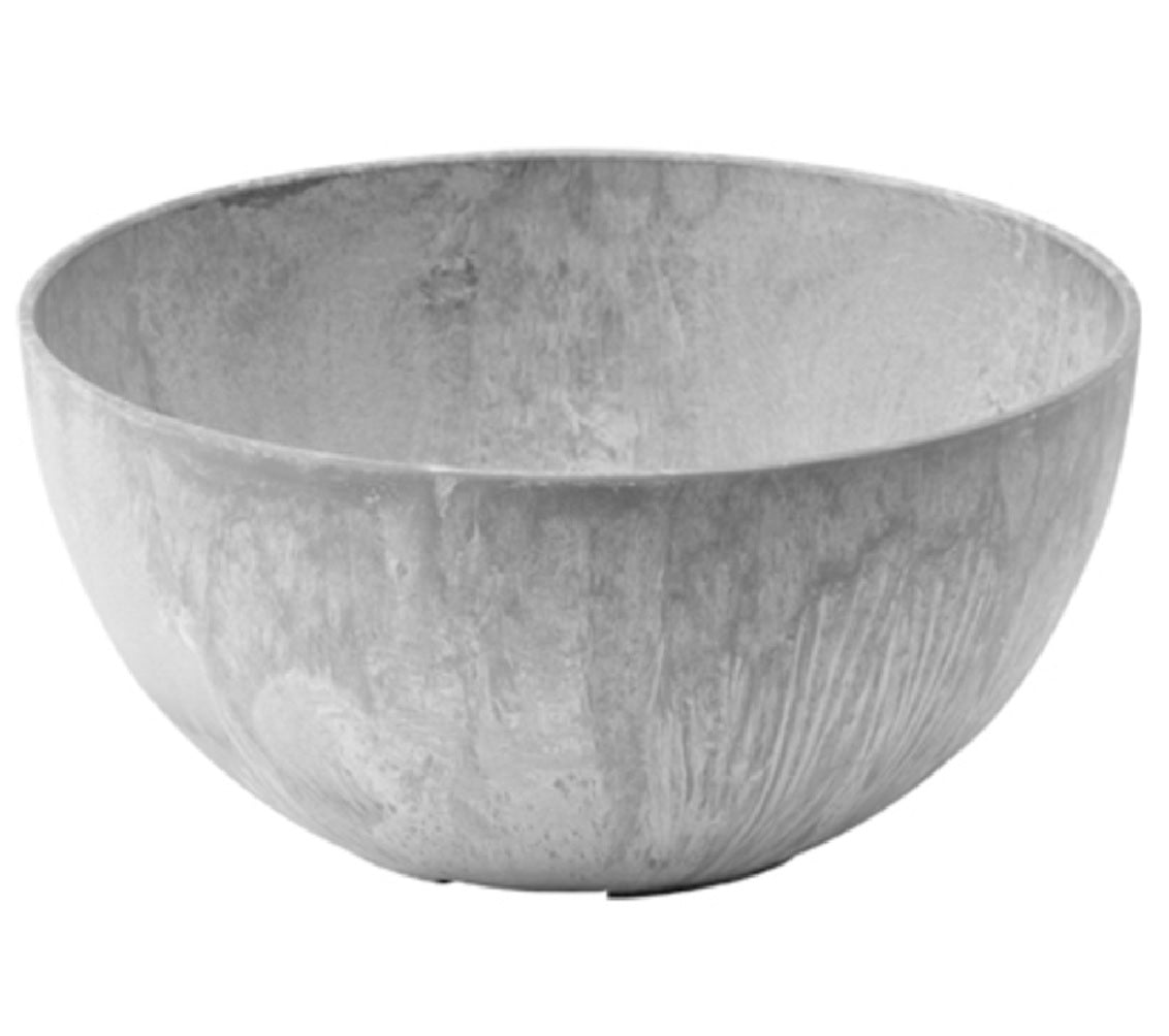 Novelty 31120 Napa Bowl Planter, Gray, 12 inch