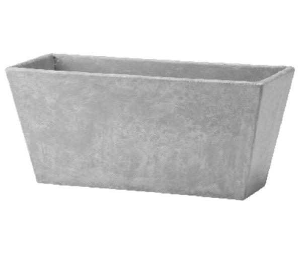 Novelty 36140 Rectangle Ella Flower Box, Gray