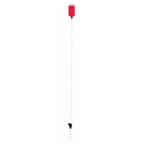NuVue 2706 Oval Lens Reflector Driveway Markers, Red