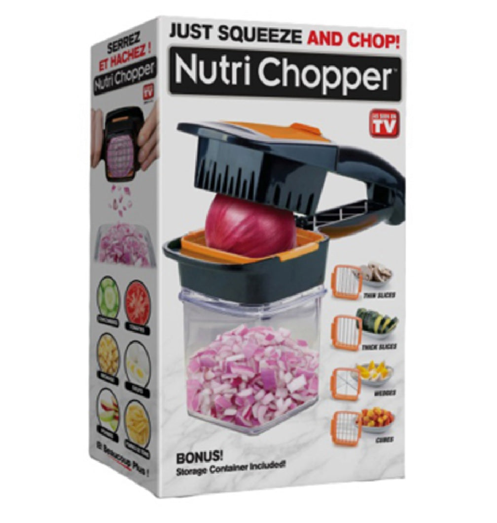 Nutri Chopper 2705 As Seen On TV Chopper, Black/Orange