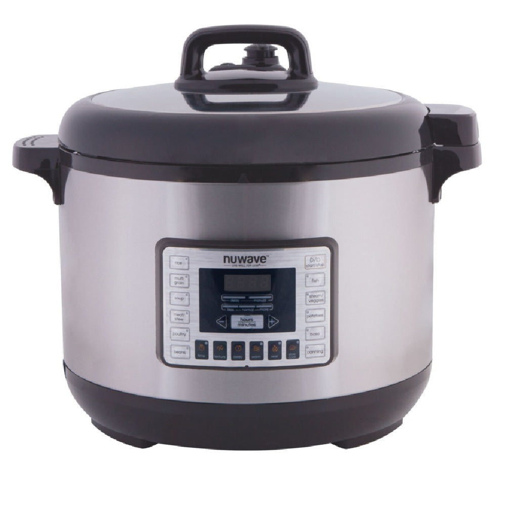Nuwave 33501 Electric Pressure Cooker, Stainless Steel, 13 Quart