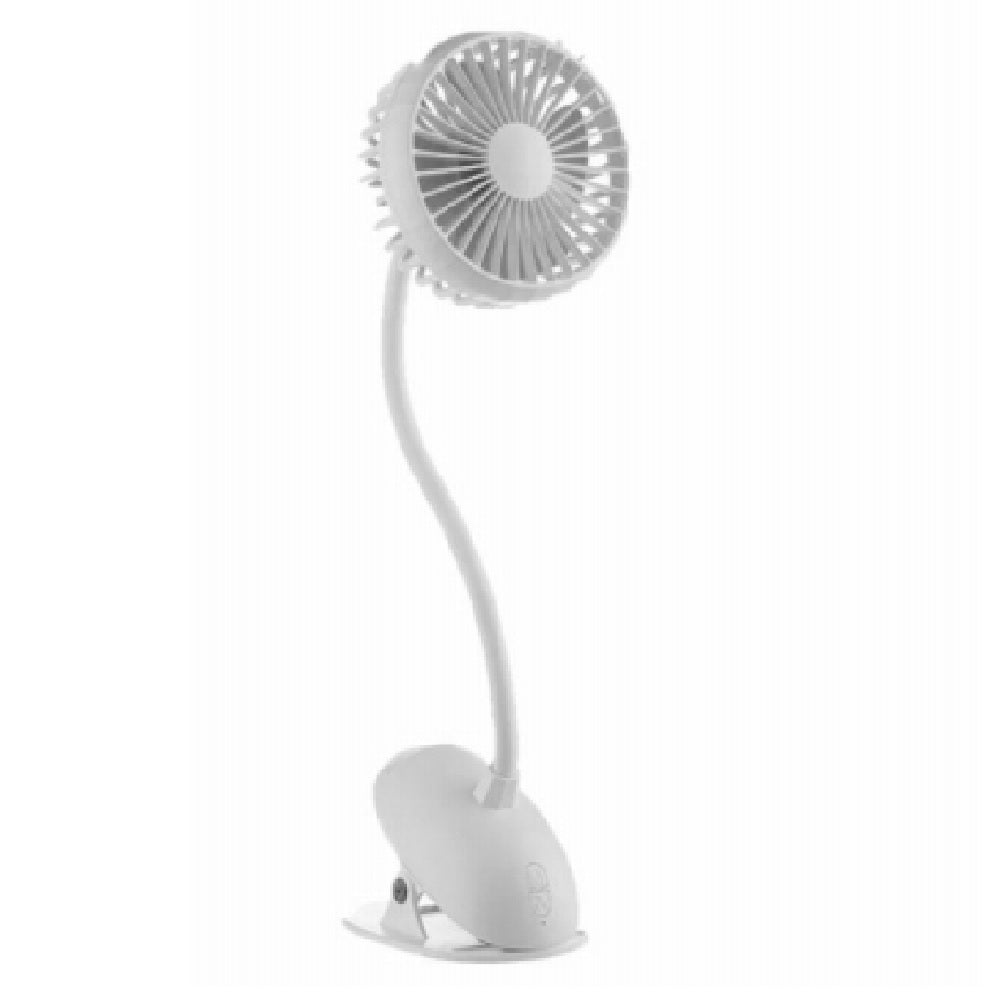 O2Cool FC35B03 Rechargeable Clip Fan, 3-Speed