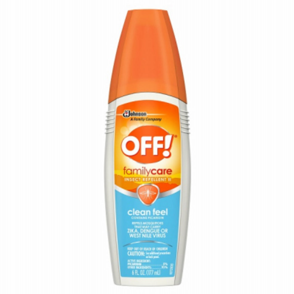 OFF! 81881 FamilyCare Insect Repellent II (Clean Feel), 6 Oz