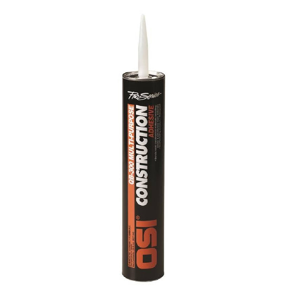 OSI 827628 Pro Series QB-300 Multi-Purpose Construction Adhesive, 29 Ounce