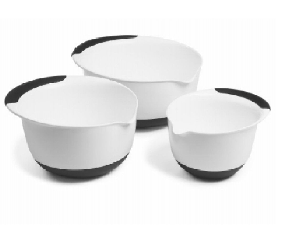 OXO 1066421 Mixing Bowl Set, White, 3-Piece