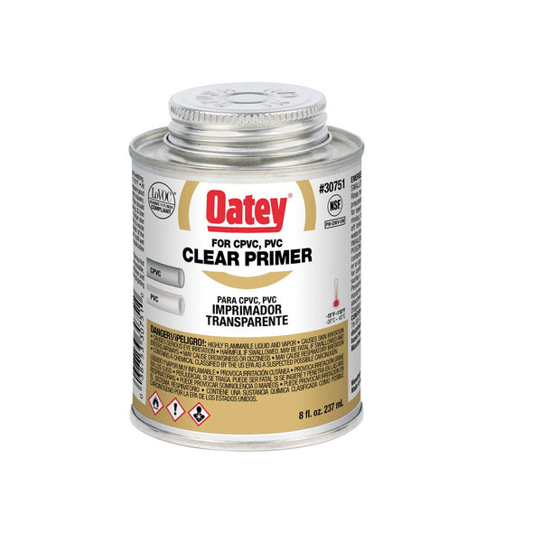 Oatey 30751 Clear Primer, 8 Oz