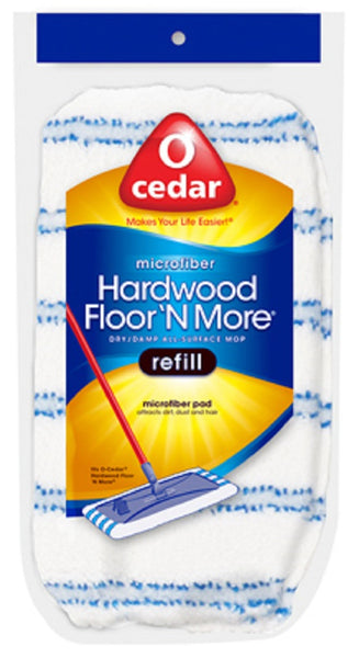 O'cedar 151198 Hardwood Floor & More Microfiber Mop Refill Bonnet