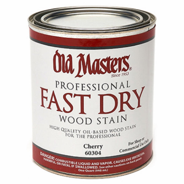 Old Masters 60304 Cherry Fast Dry Stain, Oil Based, 1 Quart