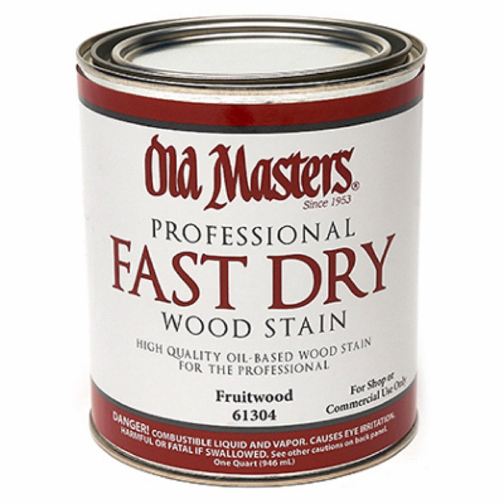 Old Masters 61304 Fruitwood Fast Dry Stain, Oil Based, 1 Quart