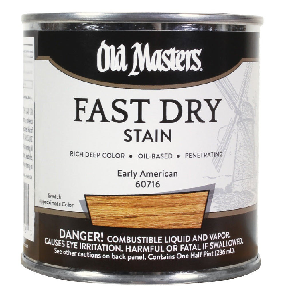 Old Masters 60716 Oil Based Fast Dry Stain, Early American, Half Pint