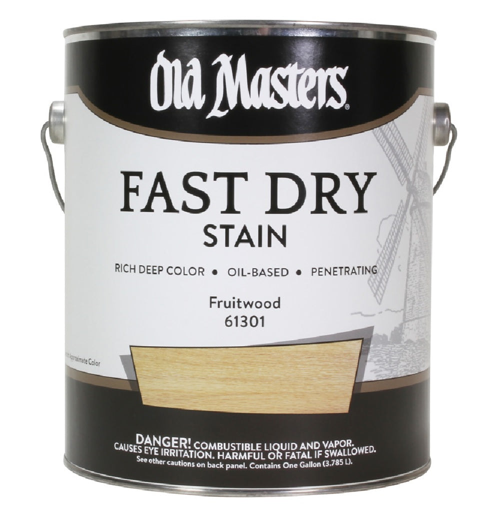 Old Masters 61301 Oil Based Fast Dry Stain, Fruitwood, 1 Gallon