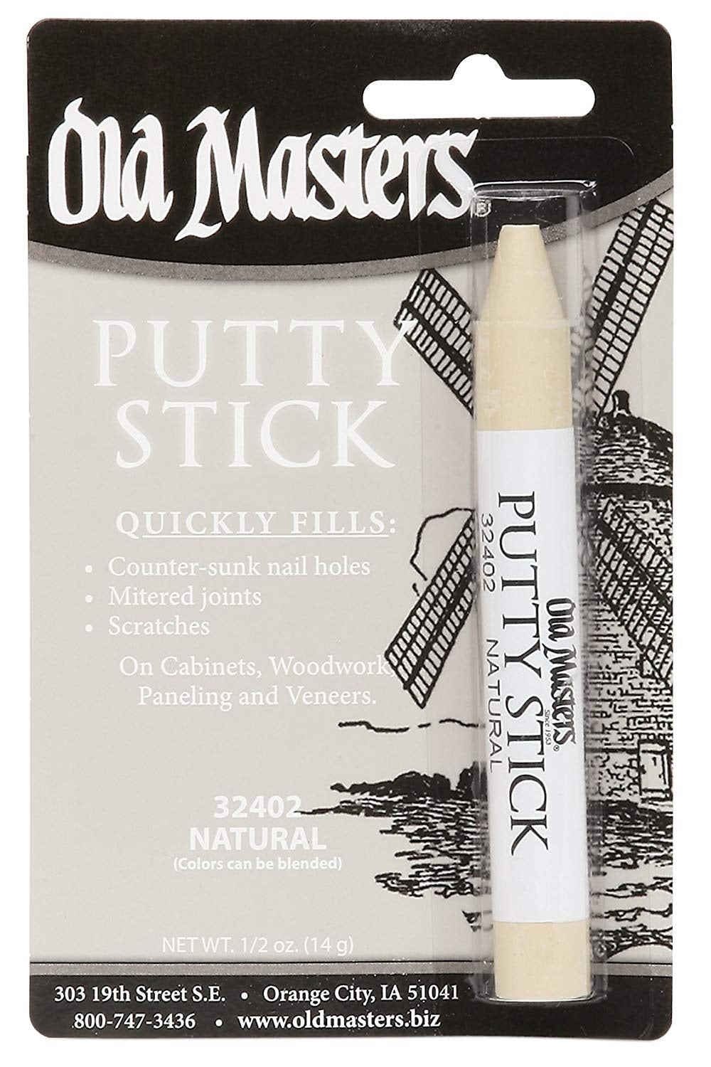 Old Masters 32402 Putty Stick, 0.5 Oz