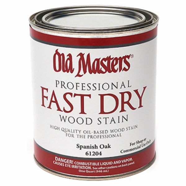 Old Masters 61204 Spanish Oak Fast Dry Stain, Oil Based, 1 Quart