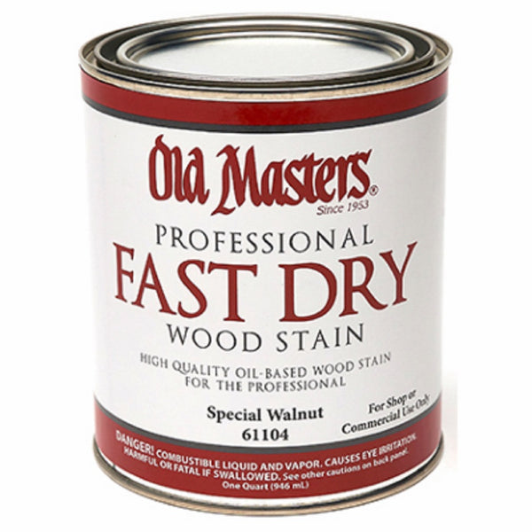 Old Masters 61104 Special Walnut Fast Dry Stain, Oil Based, 1 Quart