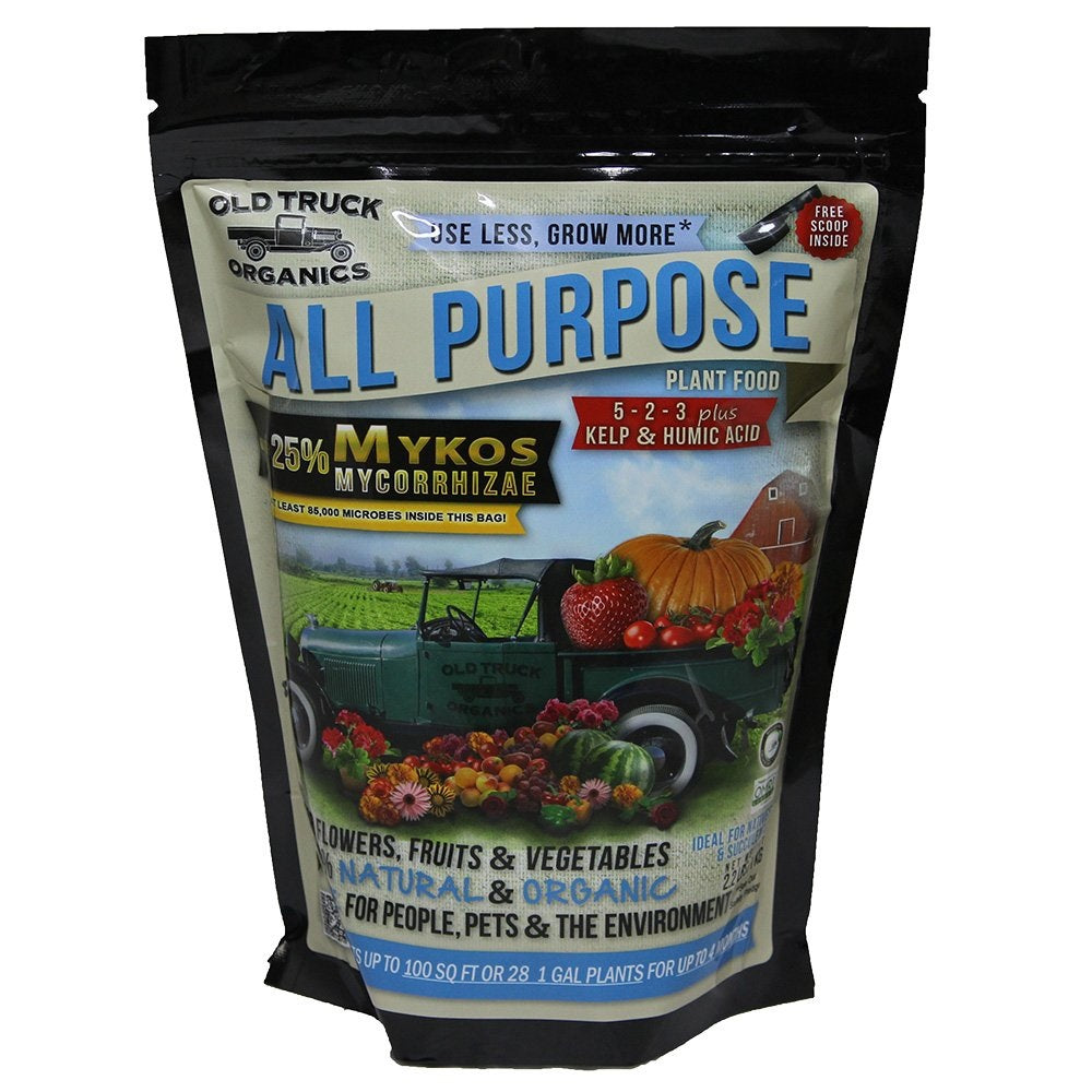 Old Truck Organics 0337 All Purpose Organic Fertilizer, 2.2 Lbs