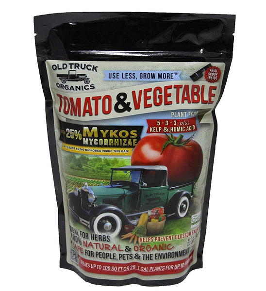 Old Truck Organics 0733 Tomato & Vegetable Organic Fertilizer, 2.2 Lbs