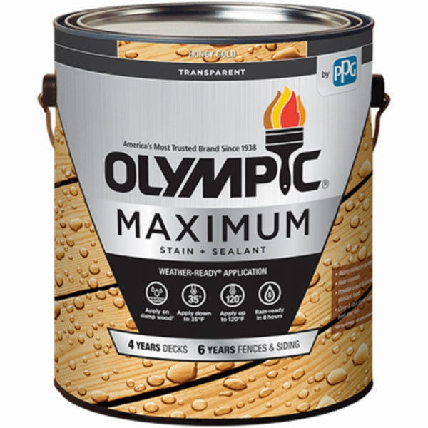 Olympic 56502A/01 Maximum Stain & Sealant, Gallon