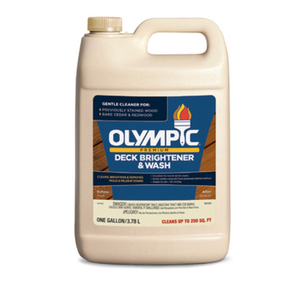 Olympic 52120/01 Deck Brightener & Wash, 1 Gallon