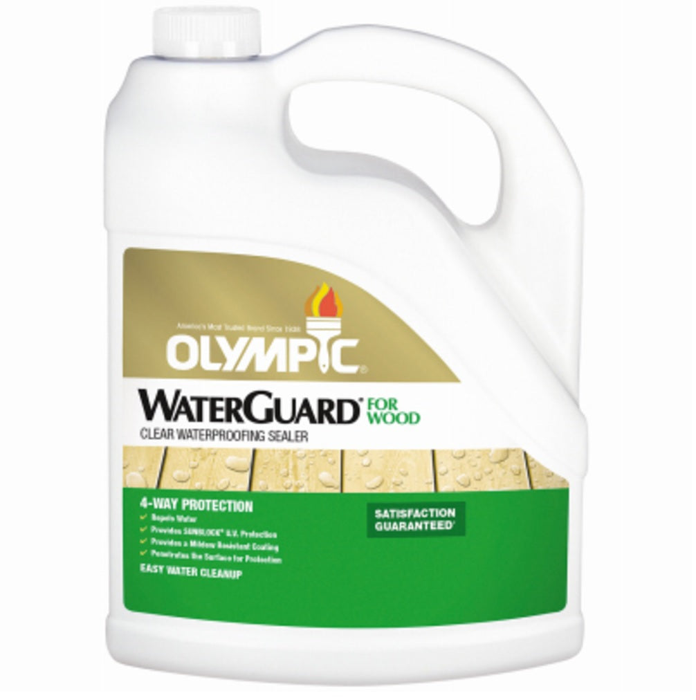 Olympic 55260XIA/01 Waterguard Clear Wood Sealer, 1 Gallon