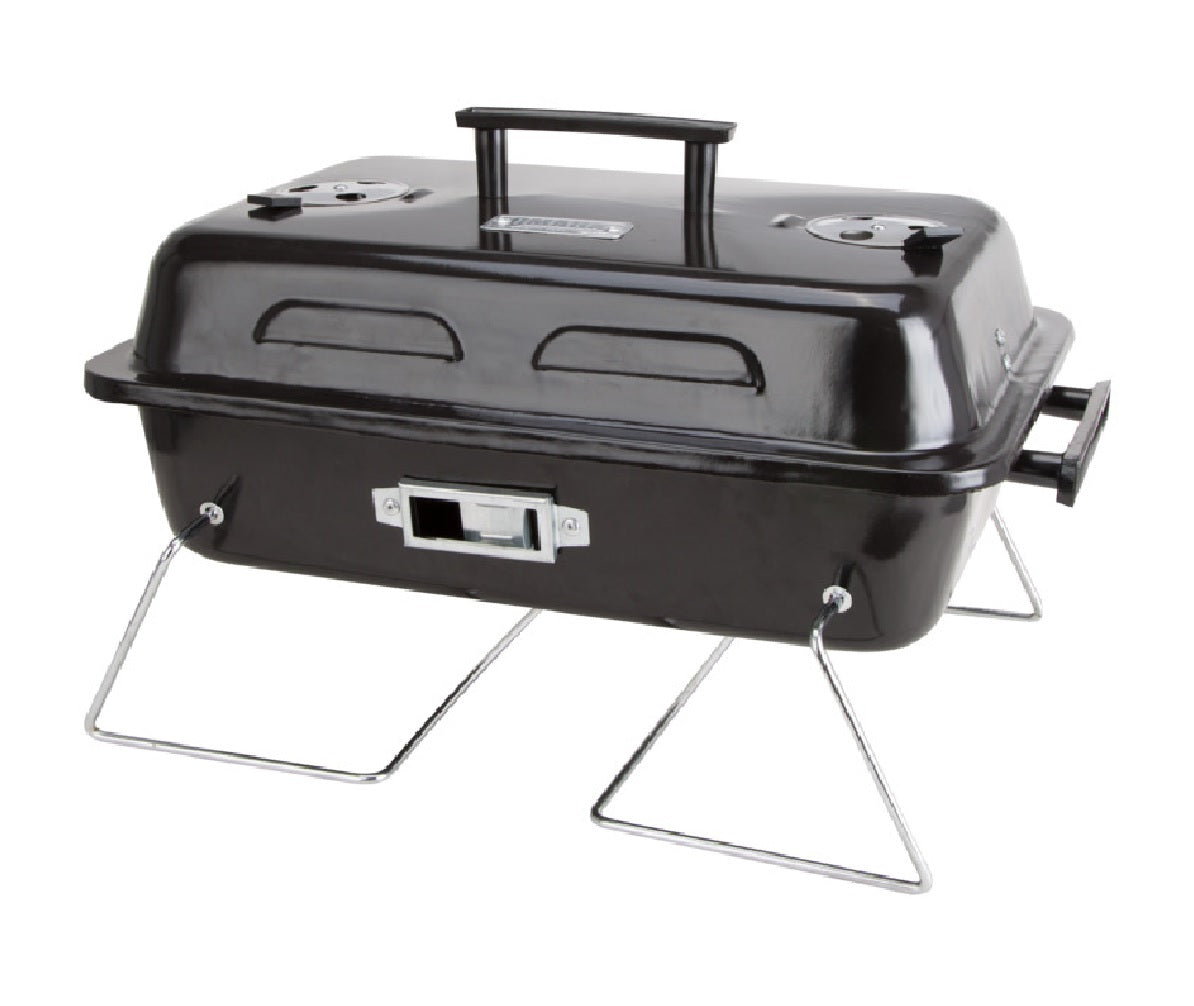 Omaha YS1082 Portable Charcoal Grill, Steel, Black