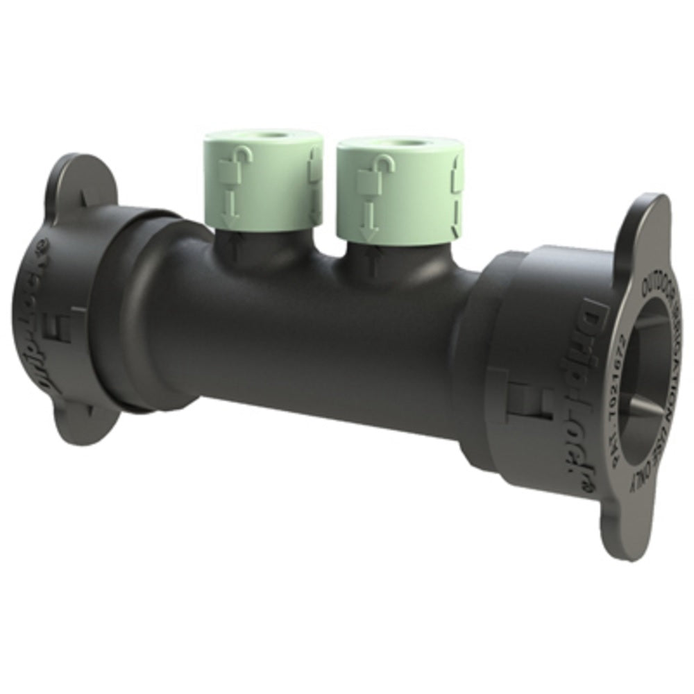 Orbit 67046 2 Port Full Flow Inline Drip Lock Manifold