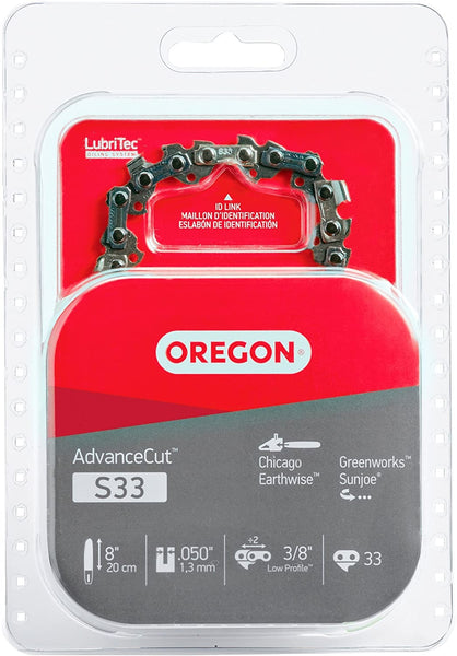 Oregon S33 AdvanceCut Low Profile Saw Chain, 8 Inch