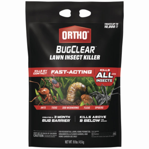 Ortho 0425310 BugClear Lawn Insect Killer, 10 Lbs