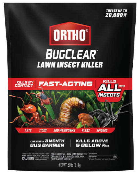 Ortho 0425610 BugClear lawn insect killer, 20 LB