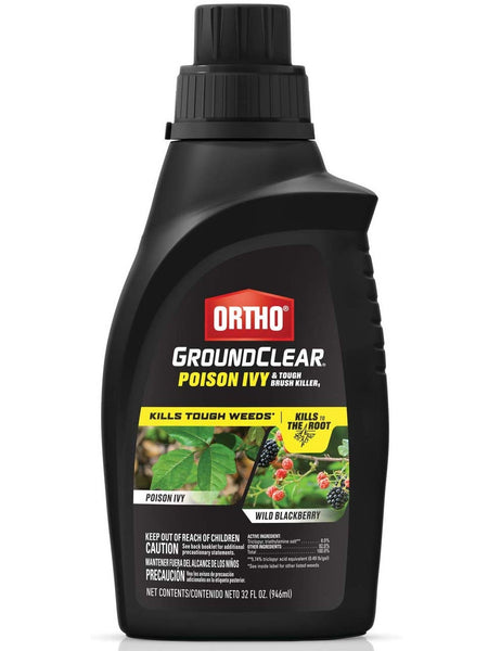 Ortho 0475905 GroundClear Poison Ivy & Tough Brush Killer, 32 Oz