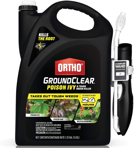Ortho 0475705 GroundClear Poison Ivy & Tough Brush Killer, 1.33 Gallon