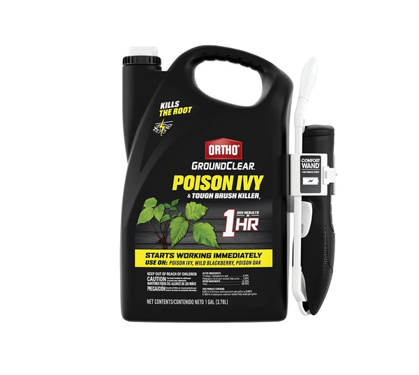 Ortho 0476410 GroundClear Poison Ivy and Tough Brush Killer, 1 Gallon