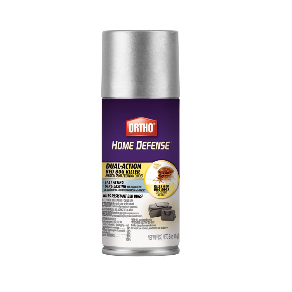 Ortho 0202310 Home Defense Dual-Action Bed Bug Killer, 3 Oz