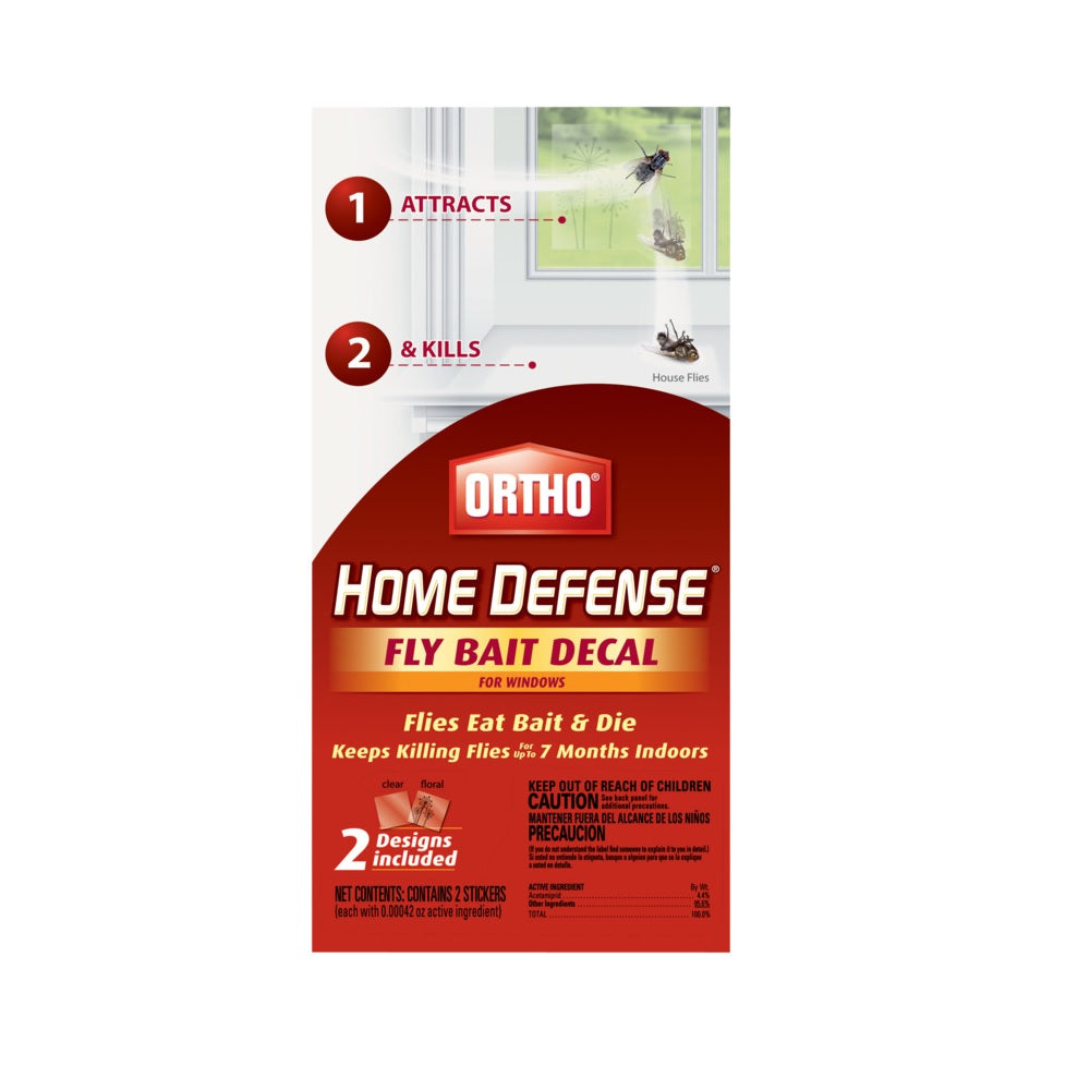 Ortho 0491010 Home Defense Fly Bait Decal, Solid Envelope