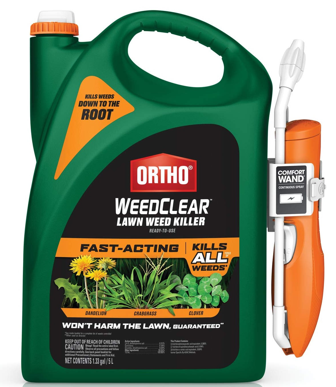 Ortho 0447505 WeedClear Weed & Grass Killer, 1.33 Gallon