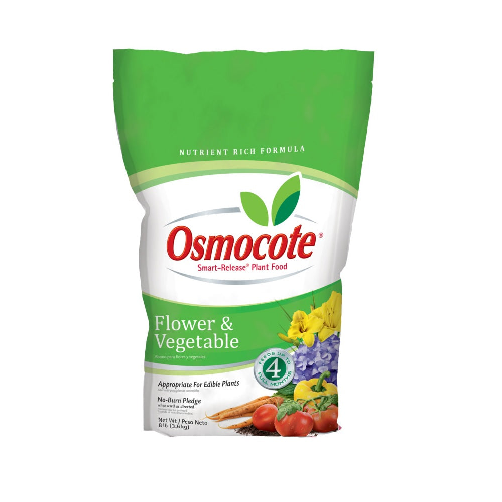 Osmocote 277960 Flower & Vegetable Smart Release Plant Food, 8 Lbs