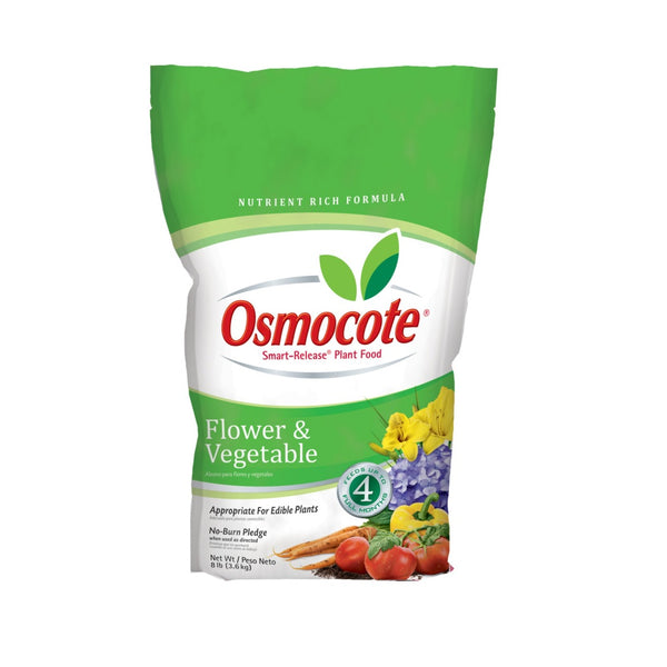 Osmocote 277960 Flower & Vegetable Smart Release Plant Food, 8 Lbs