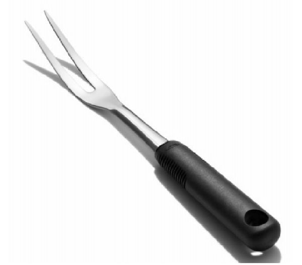Oxo 11283500 Good Grips Roasting Fork, Stainless Steel, Black