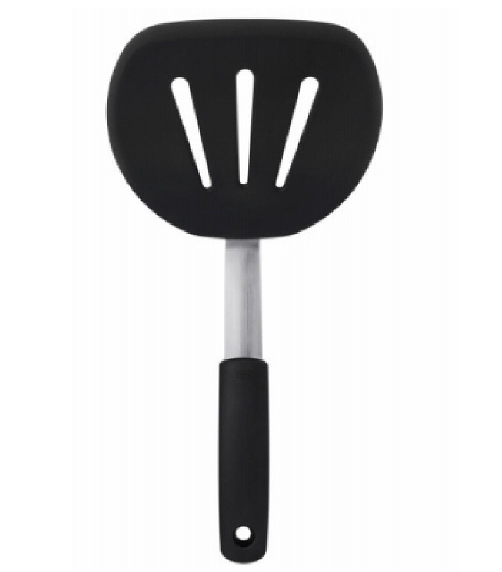 Oxo 1071533 Silicone Flexible Pancake Turner, Black